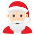 🎅🏻 Santa Claus: light skin tone display on JoyPixels